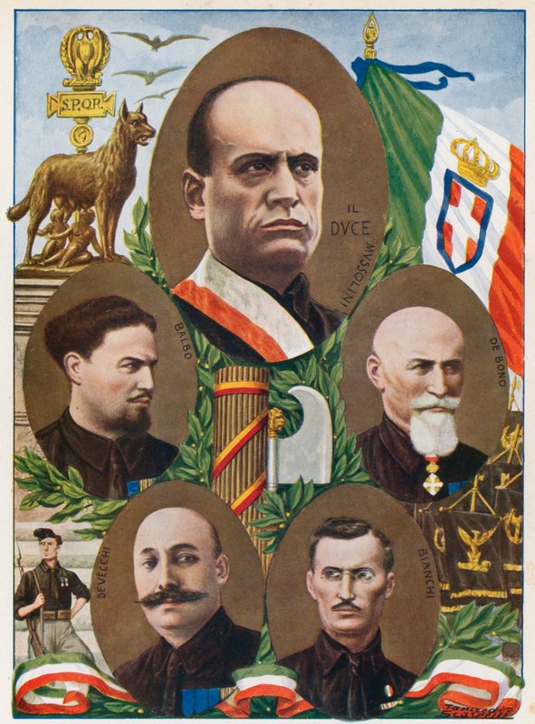 Il Duce و Quadrumvirate بواسطة تانكريدي سكاربيللي