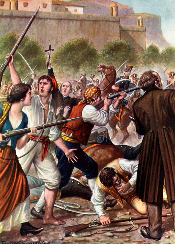 تمرد باليرمو عام 1820 بواسطة تانكريدي سكاربيللي