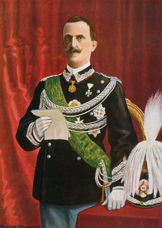 قراءة فيتوريو إيمانويل الثالث ، 1900 بواسطة تانكريدي سكاربيللي