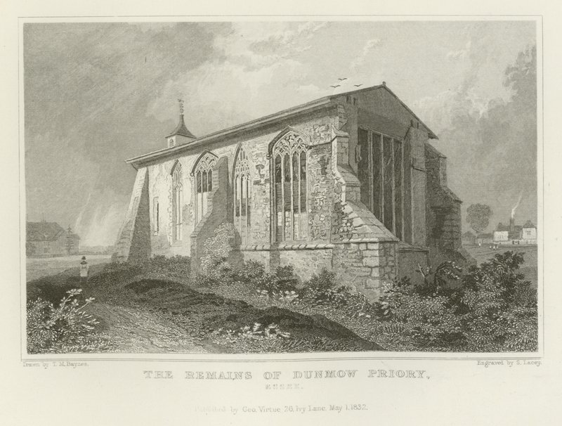 بقايا Dunmow Priory ، Essex بواسطة توماس مان باينز