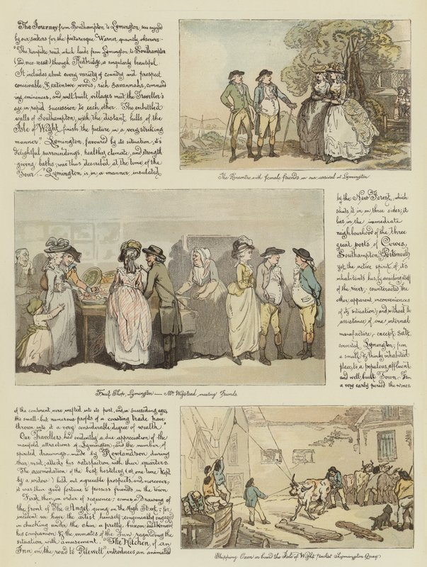 جولة رولاندسون في تشيس بوست ، 1782 (كروموليثو) بواسطة توماس رولاندسون