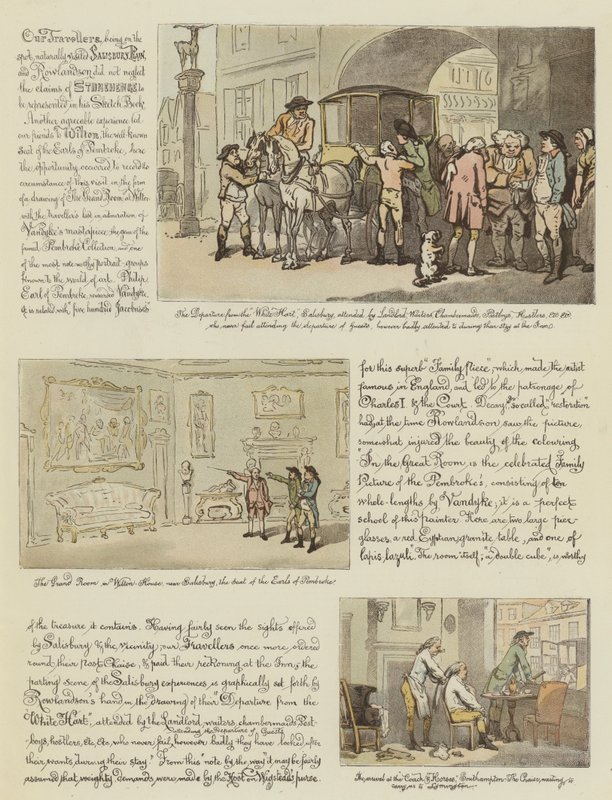 جولة رولاندسون في تشيس بوست ، 1782 (كروموليثو) بواسطة توماس رولاندسون