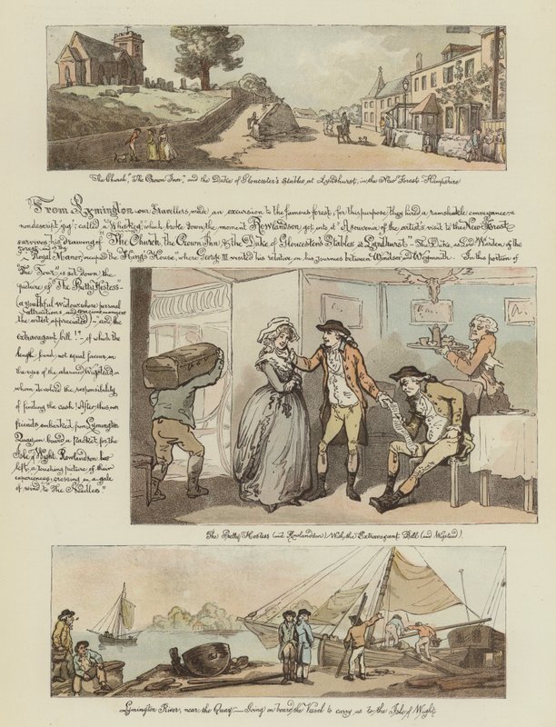 جولة رولاندسون في تشيس بوست ، 1782 (كروموليثو) بواسطة توماس رولاندسون