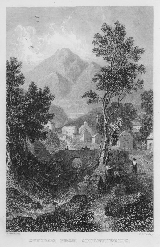 Skiddaw ، من Applethwaite (نقش) بواسطة توماس (بعد) ألوم