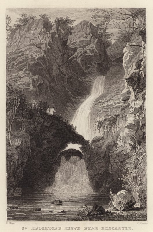 كيف St Knighton بالقرب من Boscastle (نقش) بواسطة توماس (بعد) ألوم