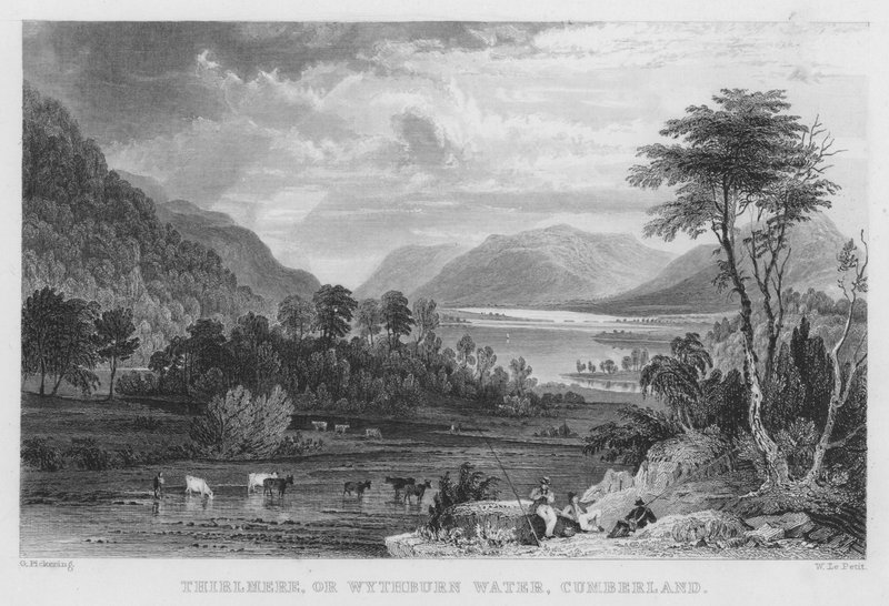 Thirlmere ، أو مياه Wythburn ، كمبرلاند (نقش) بواسطة توماس (بعد) ألوم