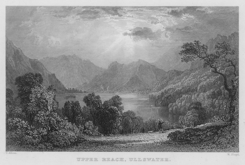 الوصول العلوي ، Ullswater (نقش) بواسطة توماس (بعد) ألوم