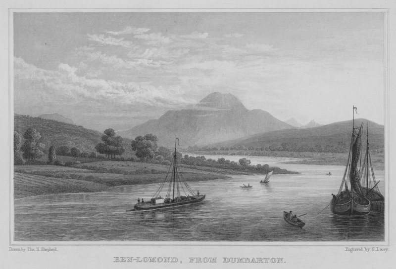 Ben-Lomond, from Dumbarton (engraving) بواسطة توماس هوسمر شيبرد