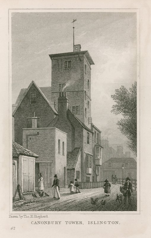 منزل وبرج Canonbury بواسطة توماس هوسمر شيبرد