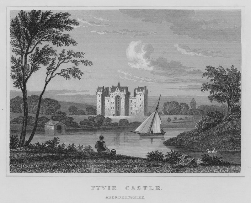 Fyvie Castle, Aberdeenshire (engraving) بواسطة توماس هوسمر شيبرد