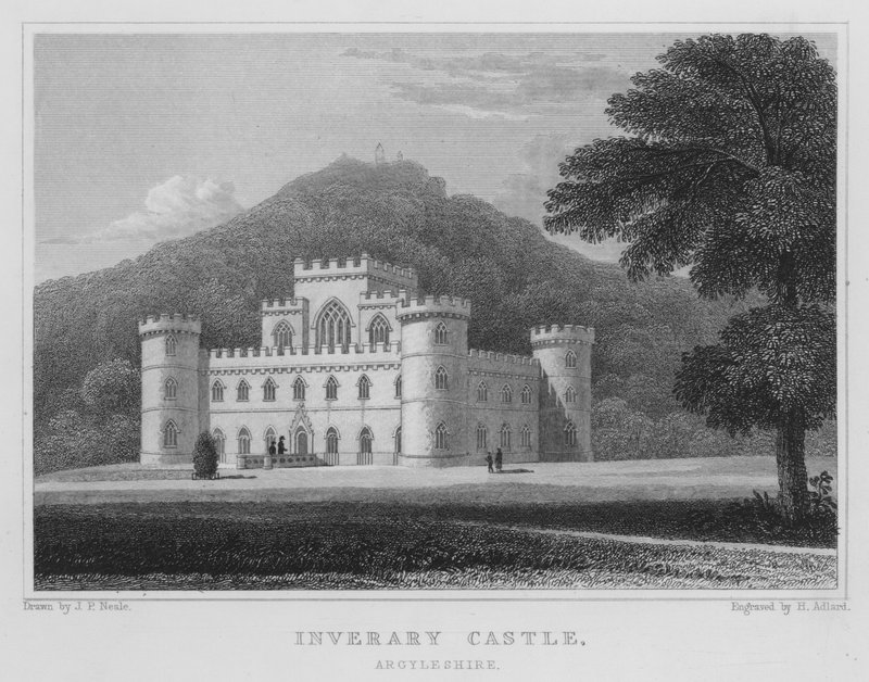 قلعة Inveraray ، Argyllshire (نقش) بواسطة توماس هوسمر شيبرد