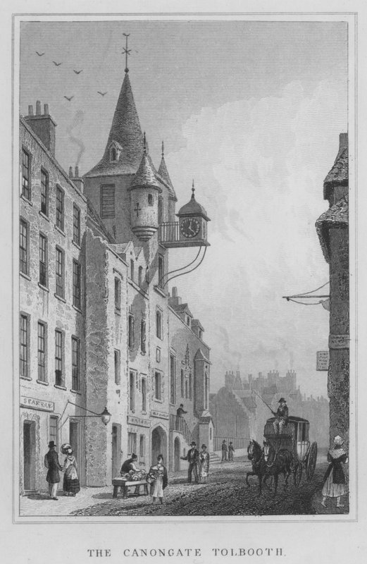 The Canongate Tolbooth (النقش) بواسطة توماس هوسمر شيبرد