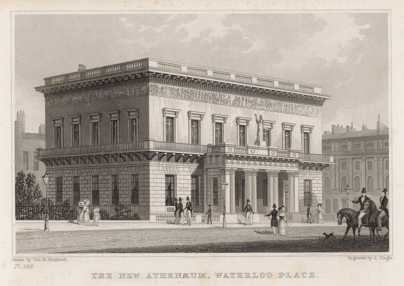 The Athenaeum الجديد ، واترلو بليس ، لندن بواسطة توماس هوسمر شيبرد