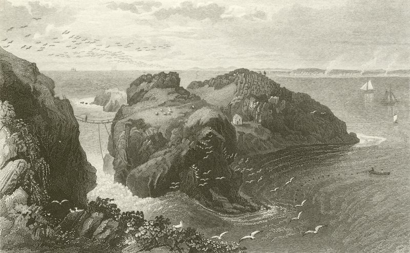Carrick A Rede ، ساحل أنتريم ، أيرلندا بواسطة توماس مان باينز