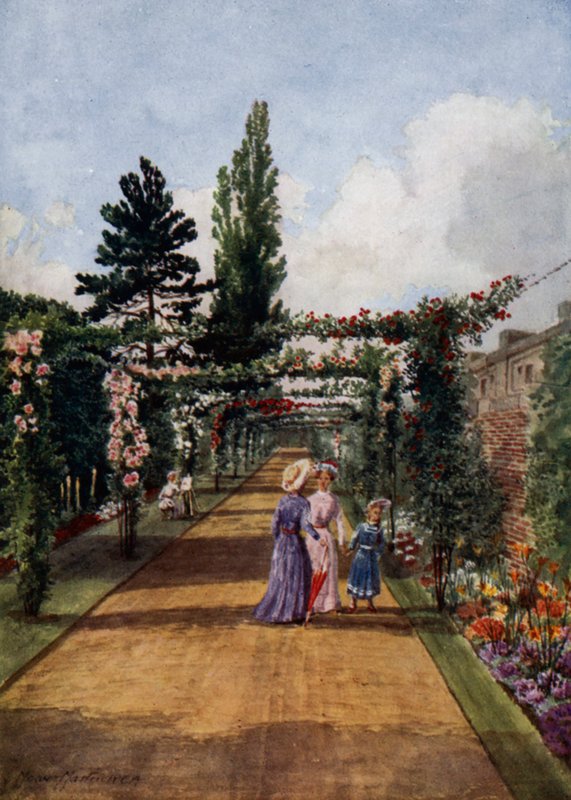 Kew Gardens: The Rosary (colour litho) بواسطة توماس ماور مارتن