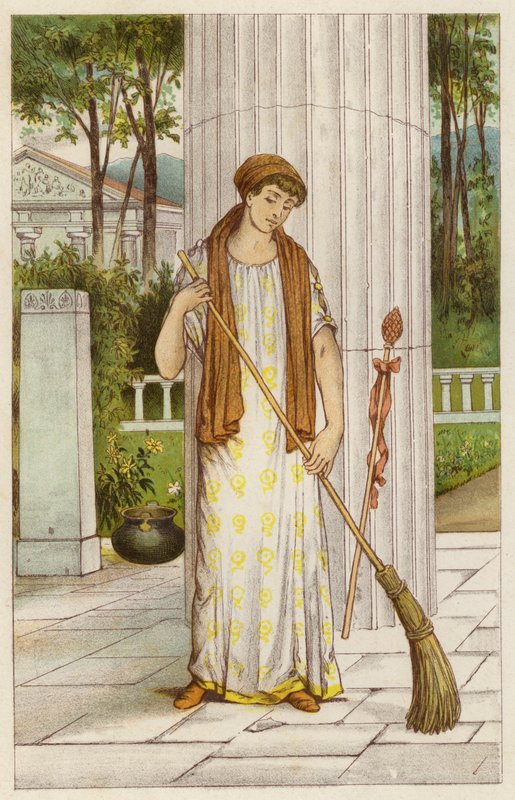 Danae في معبد أثينا بواسطة توماس رالف سبنس