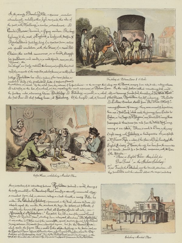 جولة رولاندسون في تشيس بوست ، 1782 (كروموليثو) بواسطة توماس رولاندسون