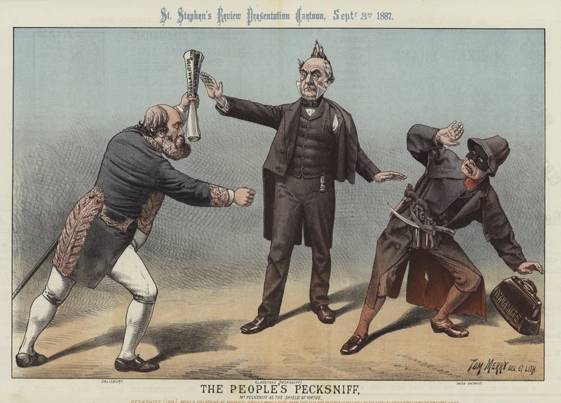 The Pecksniff ، 1887 بواسطة توم ميري