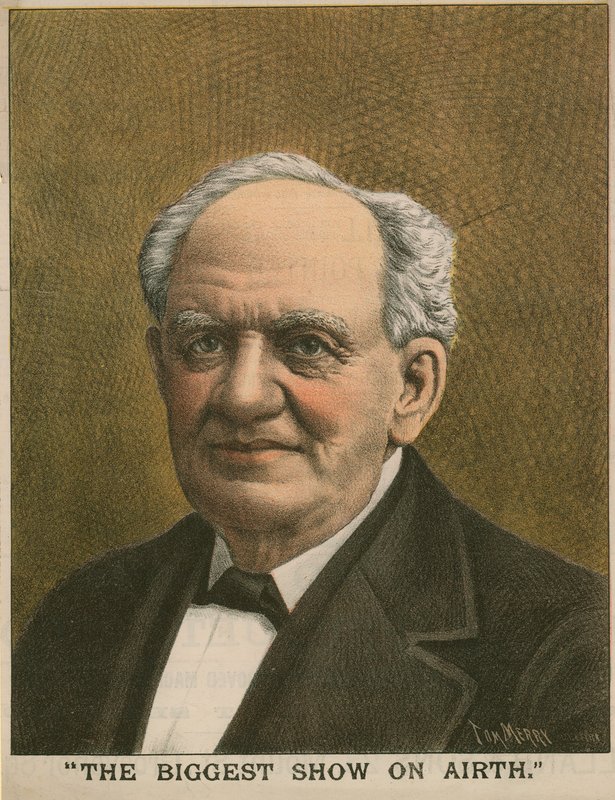 صورة لـ PT Barnum ، أكبر عرض على الهواء بواسطة توم ميري