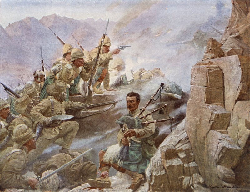 اقتحام دارغاي ، معركة مالاكاند الثانية ، الحدود الشمالية الغربية ، 1897 بواسطة فيريكر مونتيث هاميلتون