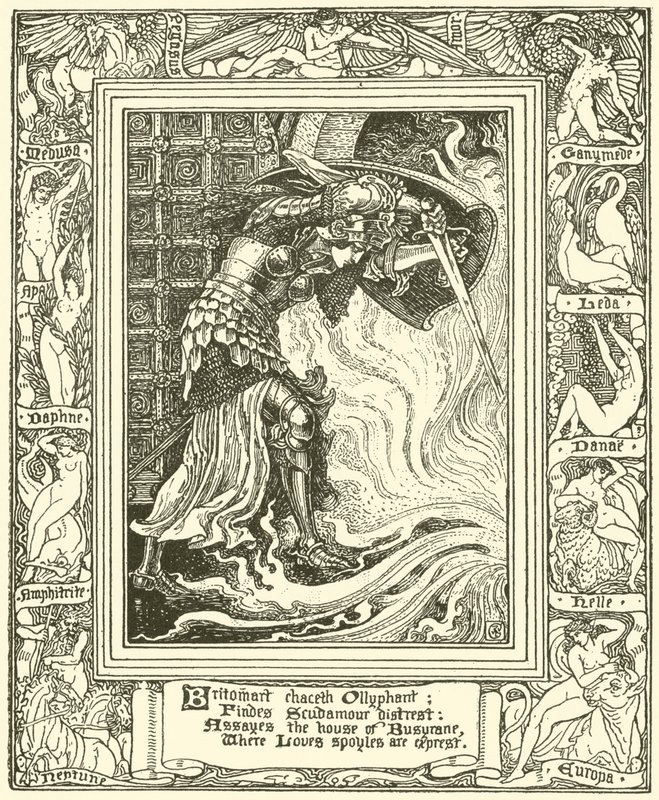 من Spenser's Faerie Queene (نقش) بواسطة والتر (بعد) كرين