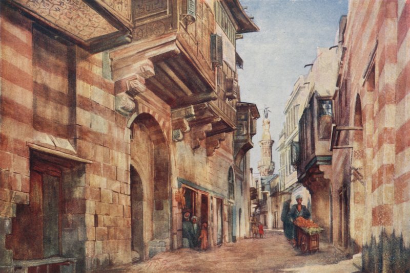 Cairo: Sharia Darb El Gamamiz  بواسطة والتر سبنسر ستانهوب تيروهيت