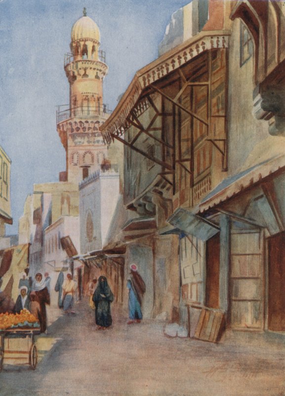 جامع السلطان بيبرس ، القاهرة بواسطة والتر سبنسر ستانهوب تيروهيت