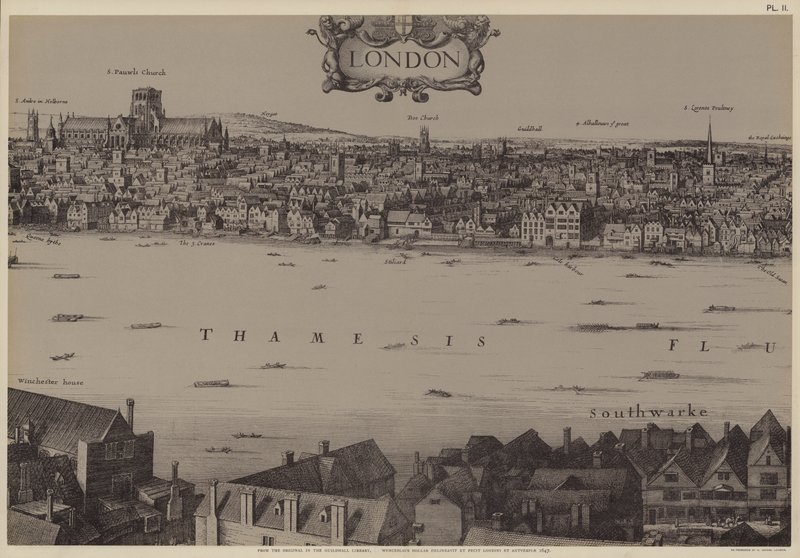 بانوراما لندن بواسطة Wenceslaus (بعد) Hollar