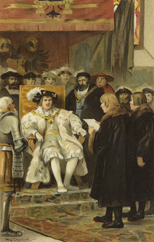 افتتاح تشارلز الخامس ، جرونينجن ، هولندا ، 1523 بواسطة فيليم الثاني ستيلنك
