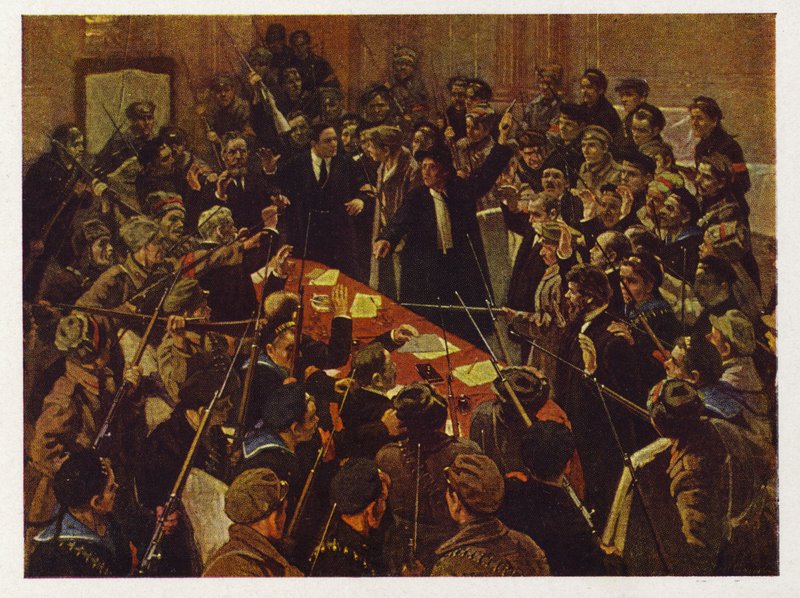 اعتقال الحكومة المؤقتة لروسيا ، بتروغراد ، الثورة الروسية 26 أكتوبر 1917 بواسطة ويليام ب