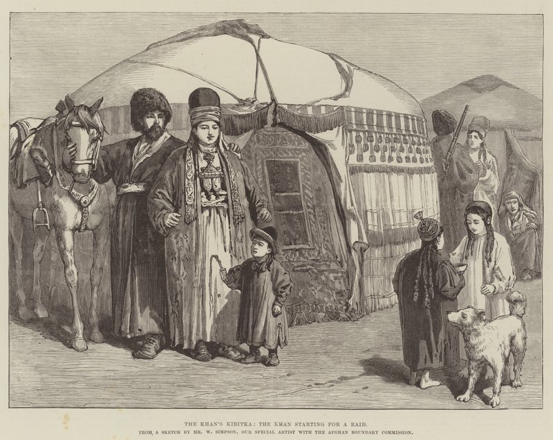 خان Kibitka ، الخان يبدأ غارة بواسطة وليام كريميا سيمبسون