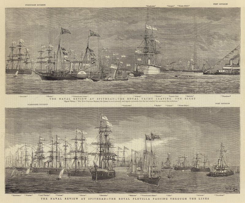 المراجعة البحرية في Spithead بواسطة وليام إدوارد أتكينز