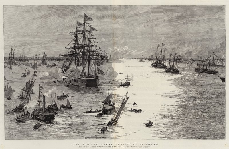 استعراض اليوبيل البحري في Spithead بواسطة وليام ليونيل ويلي