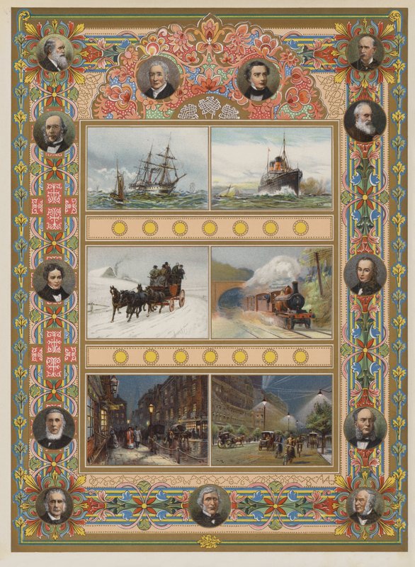 انتصار البخار والكهرباء (chromolitho) بواسطة وليام ليونيل ويلي