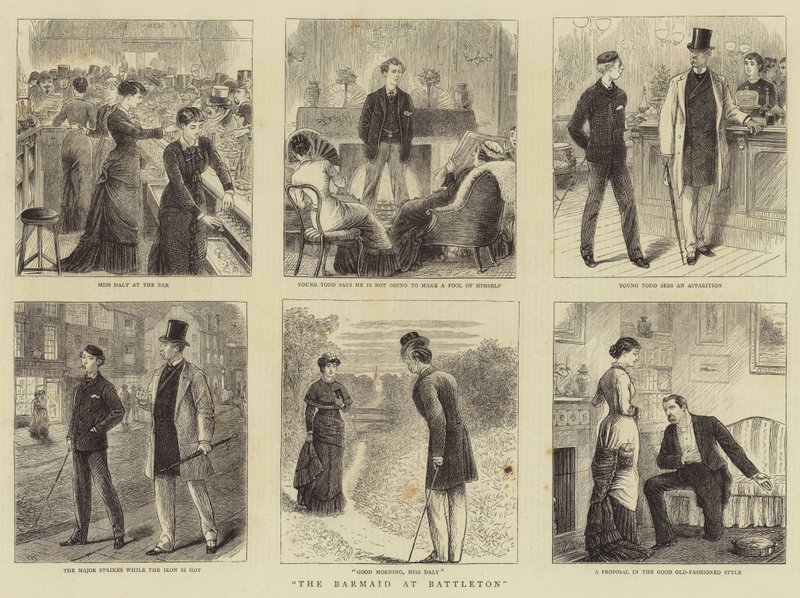 The Barmaid في Battleton بواسطة وليام رالستون