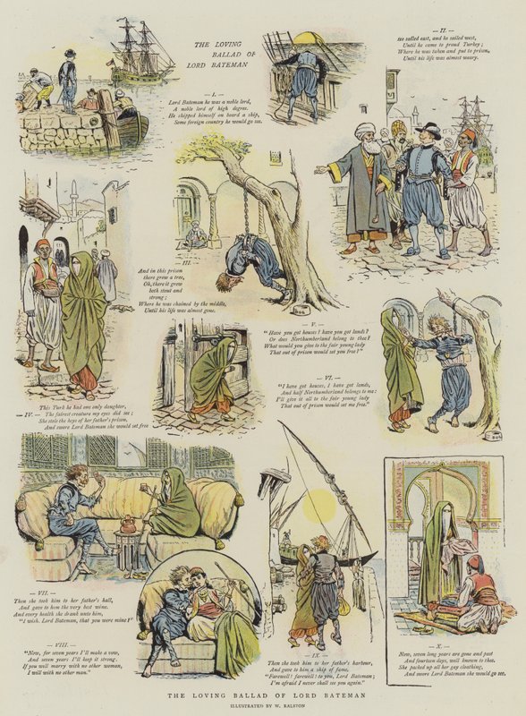أغنية Loving Batman of Lord Bateman (chromolitho) بواسطة وليام رالستون