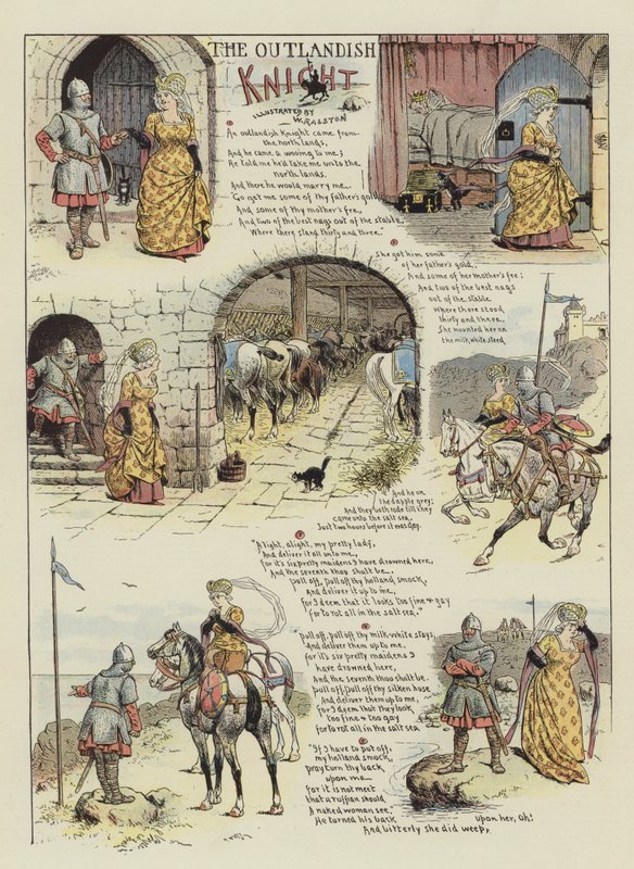 الفارس الغريب (chromolitho) بواسطة وليام رالستون