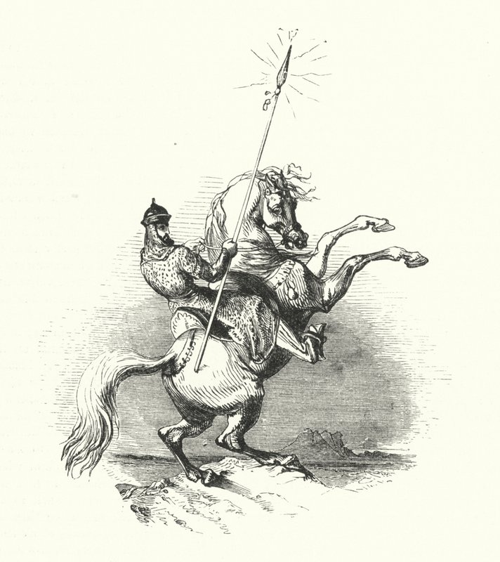 فارس من النحاس (نقش) بواسطة وليام (بعد) هارفي