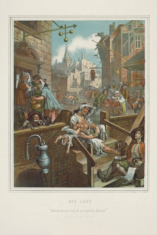 Chromolithograph of William Hogarth