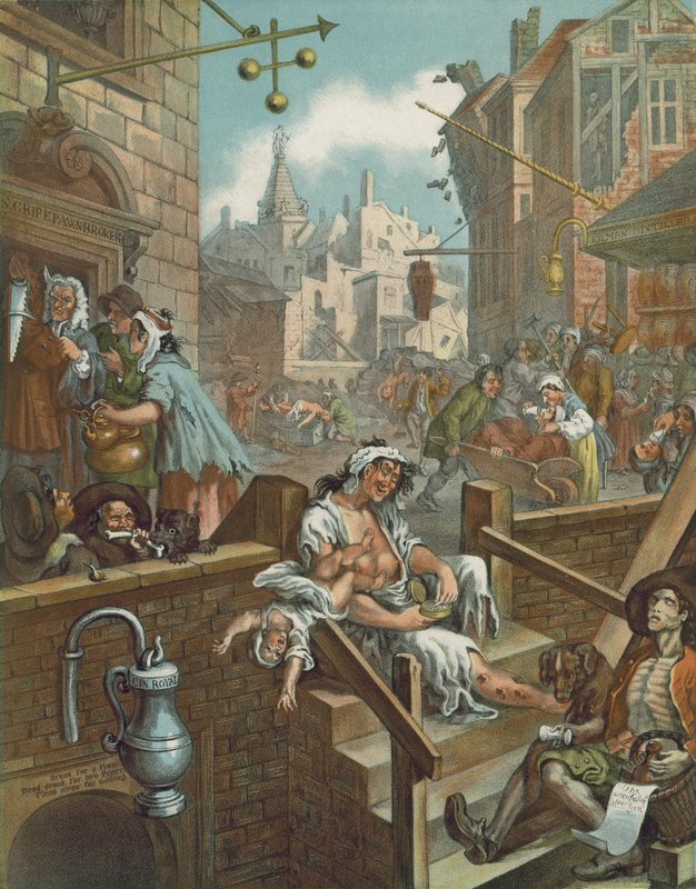 Chromolithograph of William Hogarth