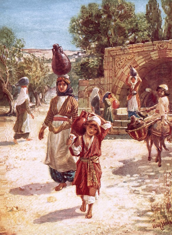 المسيح كصبي صغير بواسطة ويليام براسي هول