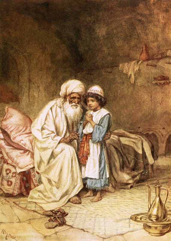ايلي وصموئيل. فقال: هو الرب. دعه يفعل ما يبدو انه جيد. بواسطة ويليام براسي هول