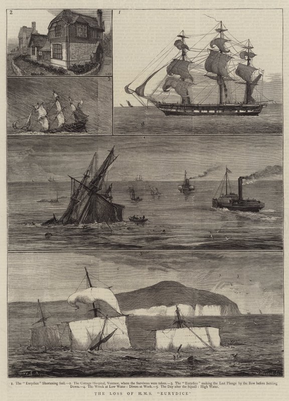 فقدان HMS Eurydice بواسطة وليام إدوارد أتكينز