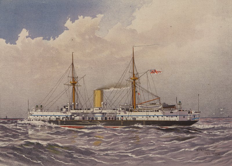 HMS Colossus ، سفينة حربية من الدرجة الأولى بواسطة وليام فريدريك ميتشل