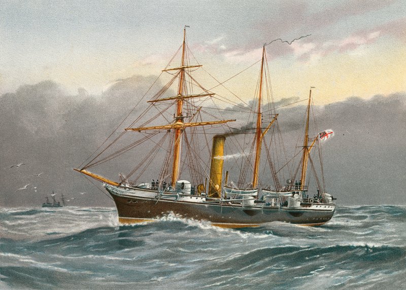 HMS Nymphe (الهدم) بواسطة وليام فريدريك ميتشل