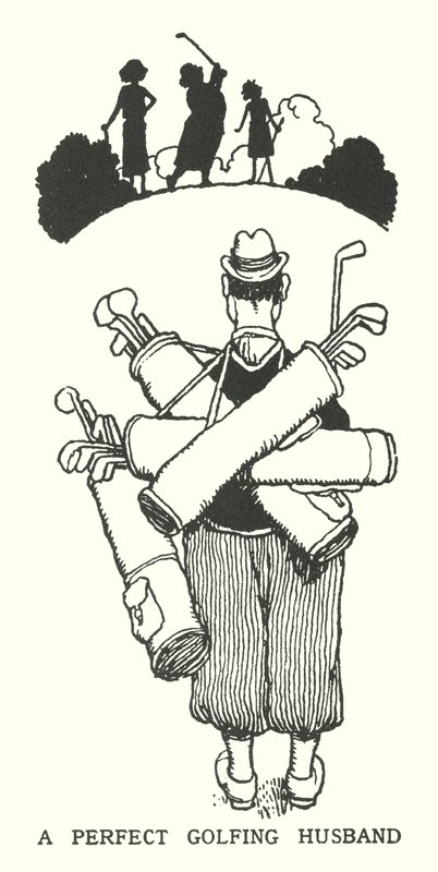A Perfect Golfing Husband (litho) بواسطة وليام هيث روبنسون
