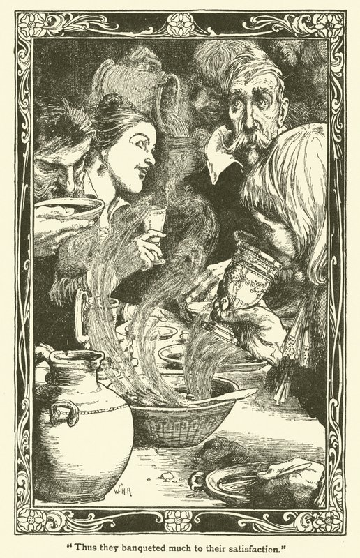 رسم توضيحي لـ Don Quixote (litho) بواسطة وليام هيث روبنسون