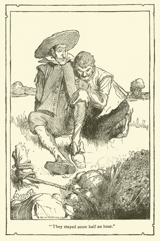 Illustration for Don Quixote (litho) بواسطة وليام هيث روبنسون