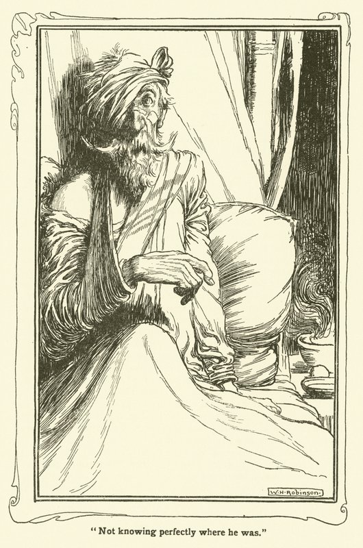 رسم توضيحي لـ Don Quixote (litho) بواسطة وليام هيث روبنسون
