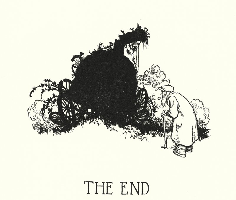 Illustration for Railway Ribaldry by W Heath Robinson (litho) بواسطة وليام هيث روبنسون